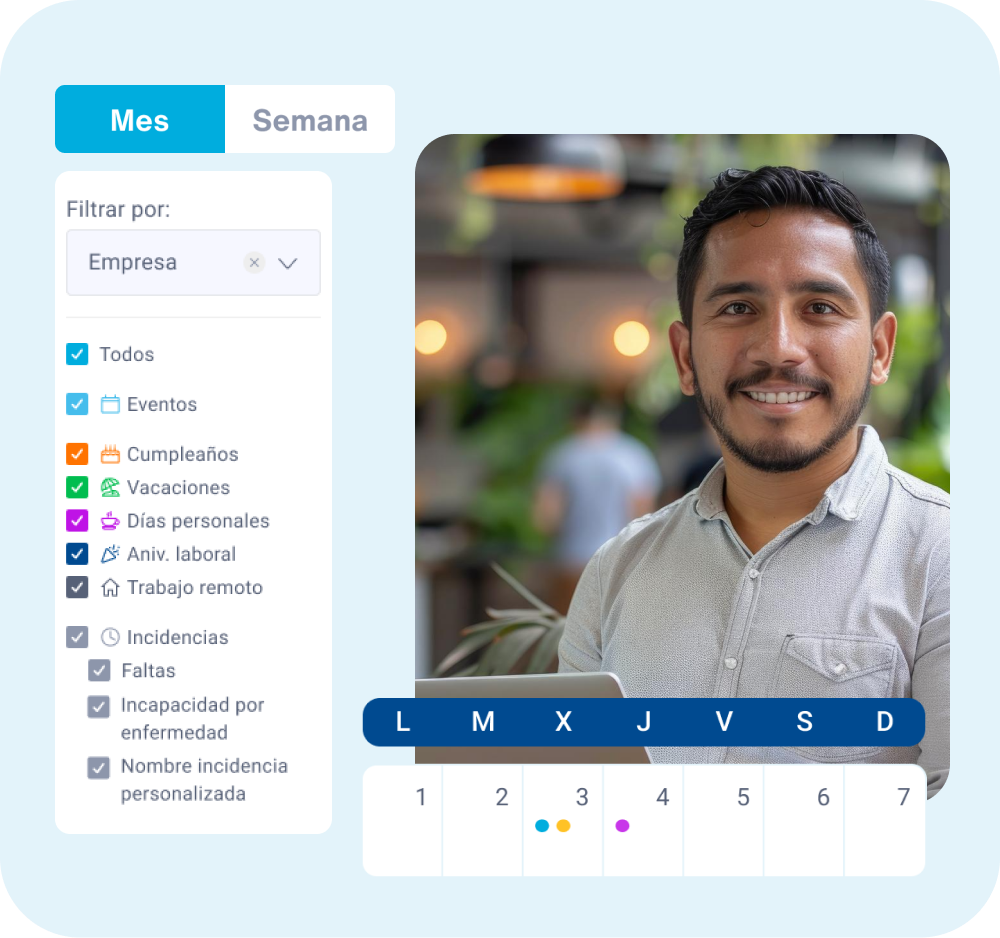 Calendario Empresarial | Worky